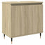 badeværelsesskab 58x33x60 cm konstrueret træ sonoma-eg