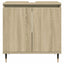 badeværelsesskab 58x33x60 cm konstrueret træ sonoma-eg