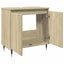 badeværelsesskab 58x33x60 cm konstrueret træ sonoma-eg