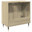 badeværelsesskab 58x33x60 cm konstrueret træ sonoma-eg