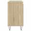 badeværelsesskab 58x33x60 cm konstrueret træ sonoma-eg