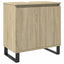 badeværelsesskab 58x33x60 cm konstrueret træ sonoma-eg