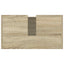 badeværelsesskab 58x33x60 cm konstrueret træ sonoma-eg