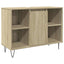 badeværelsesskab 80x33x60 cm konstrueret træ sonoma-eg