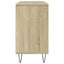badeværelsesskab 80x33x60 cm konstrueret træ sonoma-eg
