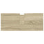 badeværelsesskab 80x33x60 cm konstrueret træ sonoma-eg