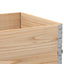 pallerammer 3 stk. 80x60 cm massivt fyrretræ