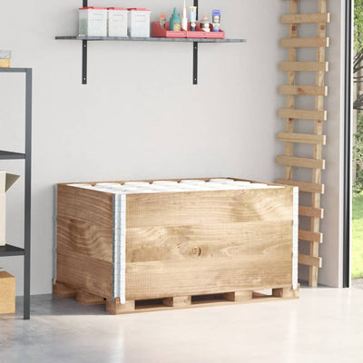 pallerammer 3 stk. 120x80 cm massivt fyrretræ