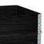 pallerammer 3 stk. 120x80 cm massivt fyrretræ sort