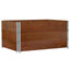 pallerammer 3 stk. 120x80 cm massivt fyrretræ brun