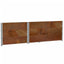 pallerammer 3 stk. 120x80 cm massivt fyrretræ brun
