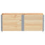 pallerammer 3 stk. 150x50 cm massivt fyrretræ