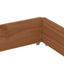 pallerammer 3 stk. 150x100 cm massivt fyrretræ brun