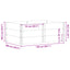 pallerammer 3 stk. 150x100 cm massivt fyrretræ brun