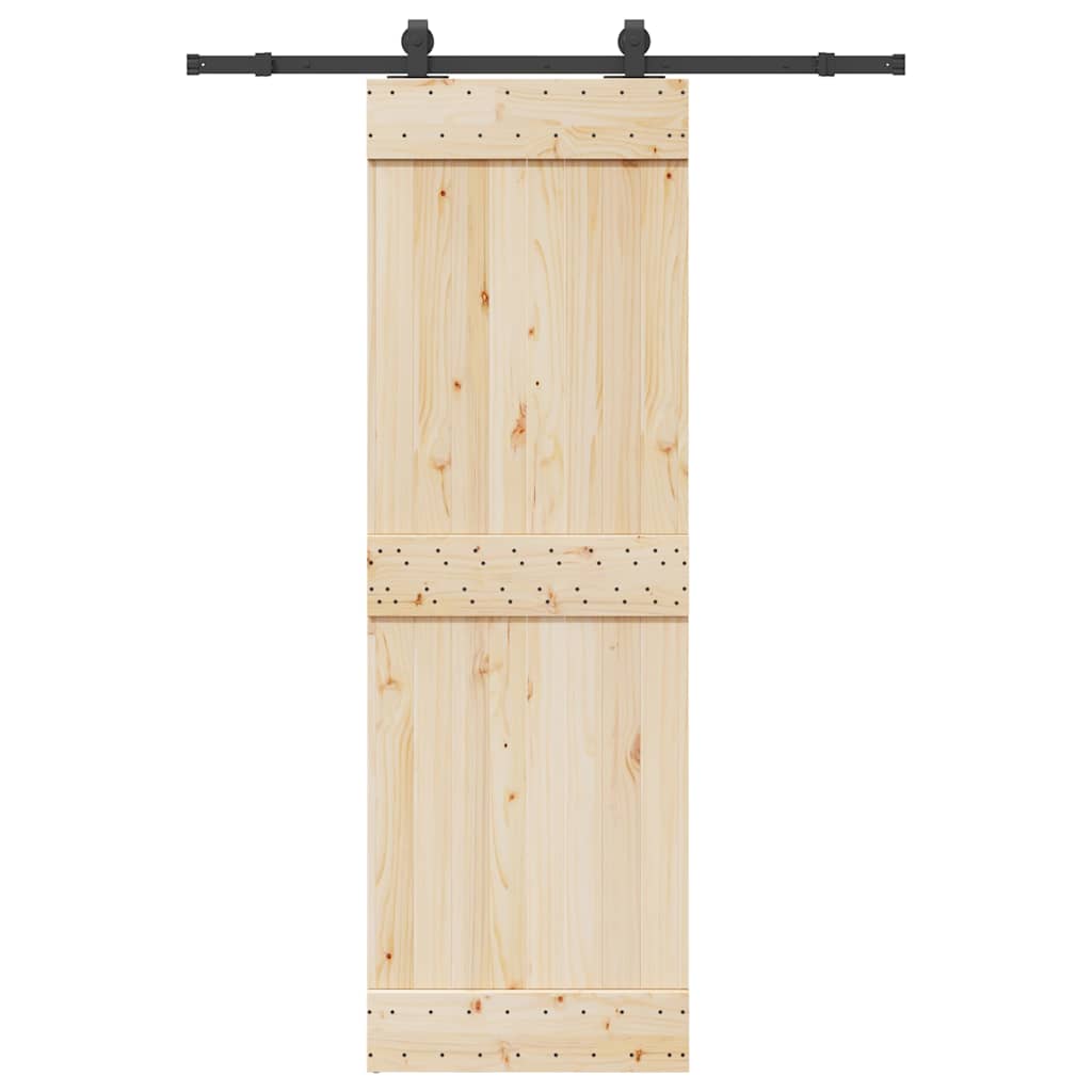 skinnesæt til skydedør 152,5 cm stål sort