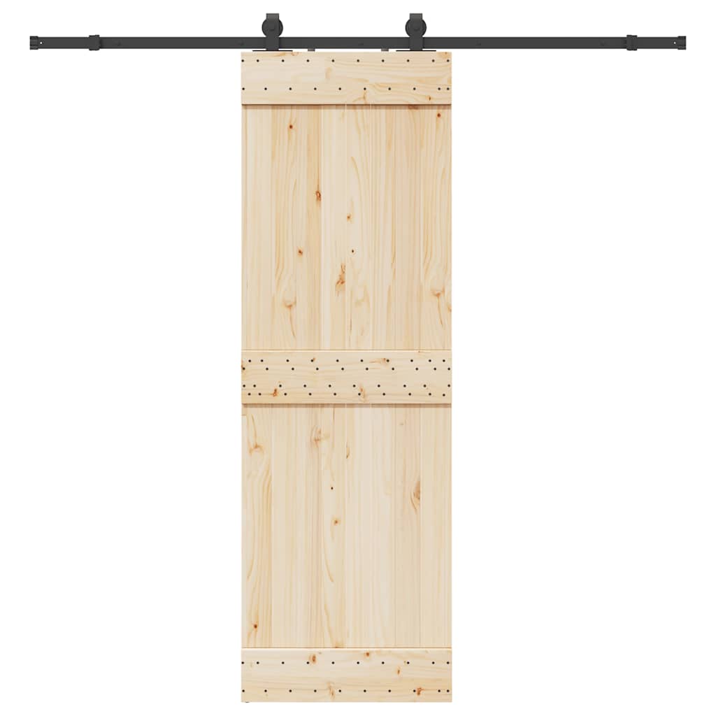skinnesæt til skydedør 213 cm stål sort