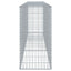 gabionkurv med cover 300x50x100 cm galvaniseret jern