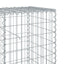 gabionkurv med cover 300x50x100 cm galvaniseret jern