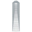 gabionkurv med cover 1100x50x200 cm galvaniseret jern