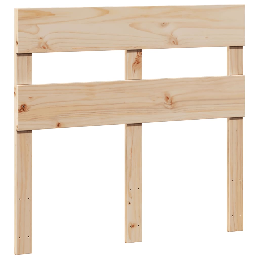 sengeramme uden madras 100x200 cm massivt fyrretræ
