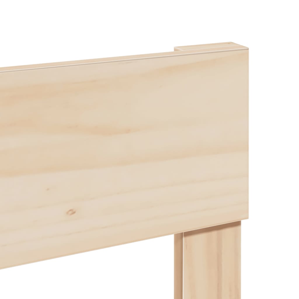 sengeramme uden madras 100x200 cm massivt fyrretræ