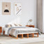 sengeramme uden madras 140x200 cm massivt fyr gyldenbrun