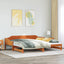 daybed med udtræk 90x200 cm massivt fyrretræ gyldenbrun