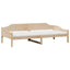sengeramme uden madras 80x200 cm massivt fyrretræ
