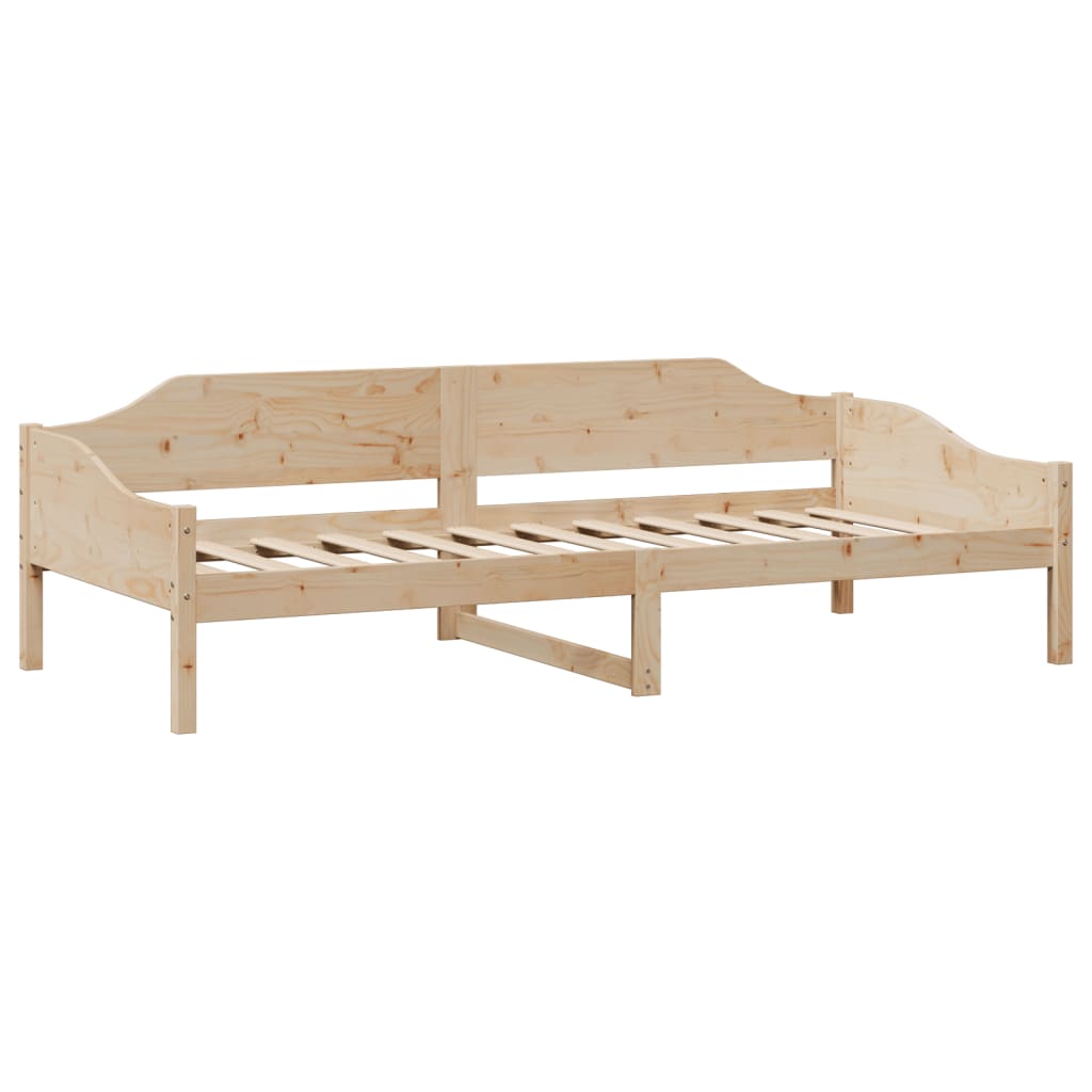 sengeramme uden madras 80x200 cm massivt fyrretræ