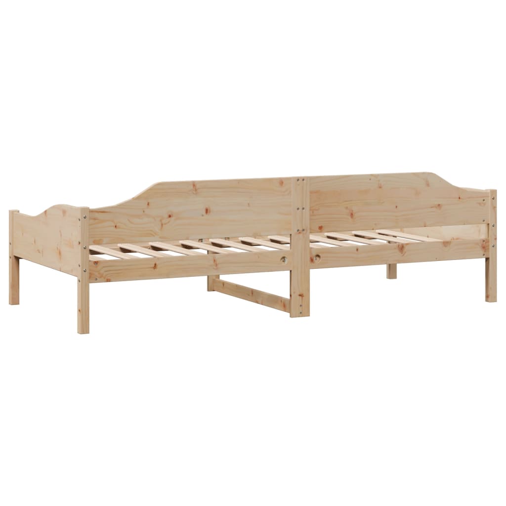 sengeramme uden madras 90x190 cm massivt fyrretræ