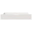 sengeskuffer 2 stk. 95x55x17 cm massivt fyrretræ hvid