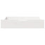 sengeskuffer 2 stk. 85x55x17 cm massivt fyrretræ hvid