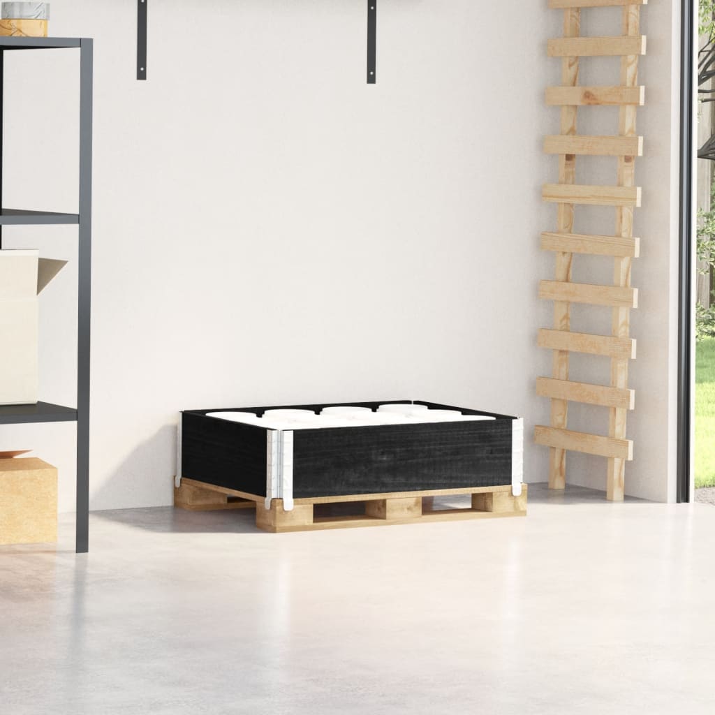 palleramme 80x60 cm massivt fyrretræ billede