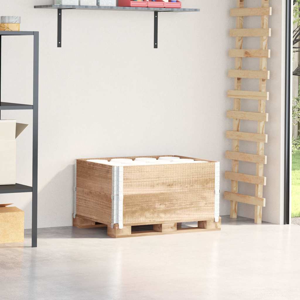 pallerammer 2 stk. 80x60 cm massivt fyrretræ billede