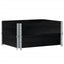 pallerammer 2 stk. 80x60 cm massivt fyrretræ sort
