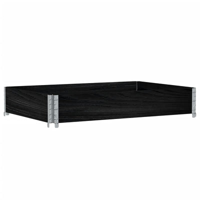 palleramme 120x80 cm massivt fyrretræ sort