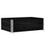 pallerammer 2 stk. 120x80 cm massivt fyrretræ sort