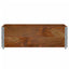 pallerammer 2 stk. 120x80 cm massivt fyrretræ brun