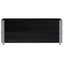 pallerammer 2 stk. 100x50 cm massivt fyrretræ sort