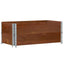 pallerammer 2 stk. 100x50 cm massivt fyrretræ brun