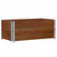 pallerammer 2 stk. 100x50 cm massivt fyrretræ brun