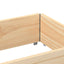palleramme 150x50 cm massivt fyrretræ