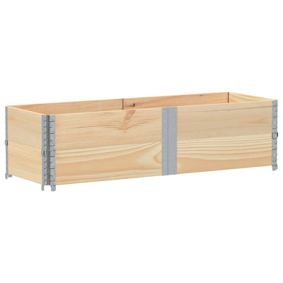 pallerammer 2 stk. 150x50 cm massivt fyrretræ
