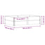 pallerammer 2 stk. 150x100 cm massivt fyrretræ brun