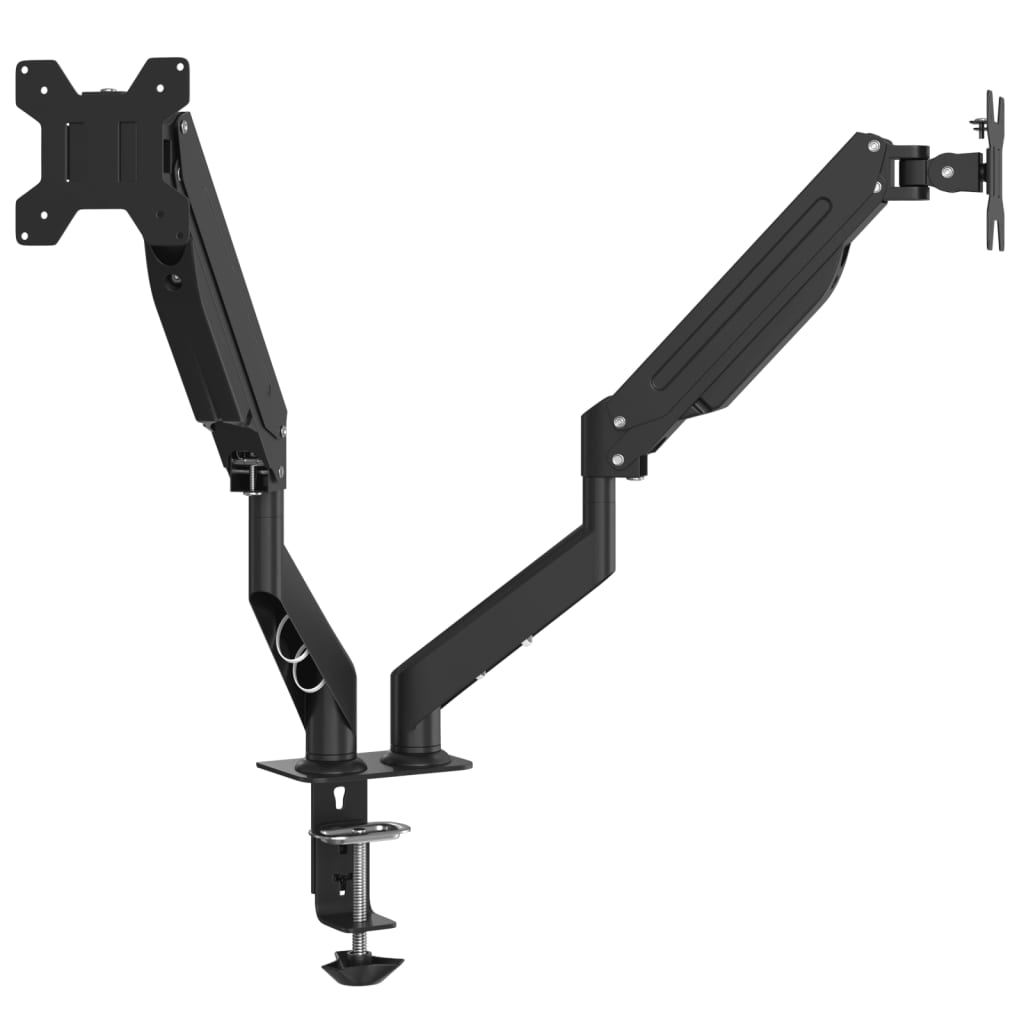 dobbelt skærmholder maks. 27" skærm gasfjeder 20 kg