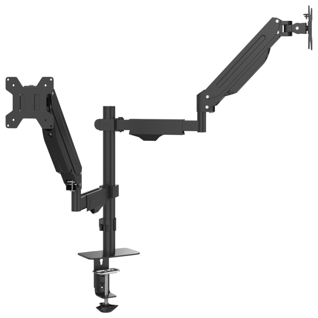 dobbelt skærmholder maks. 27" skærm gasfjeder 20 kg