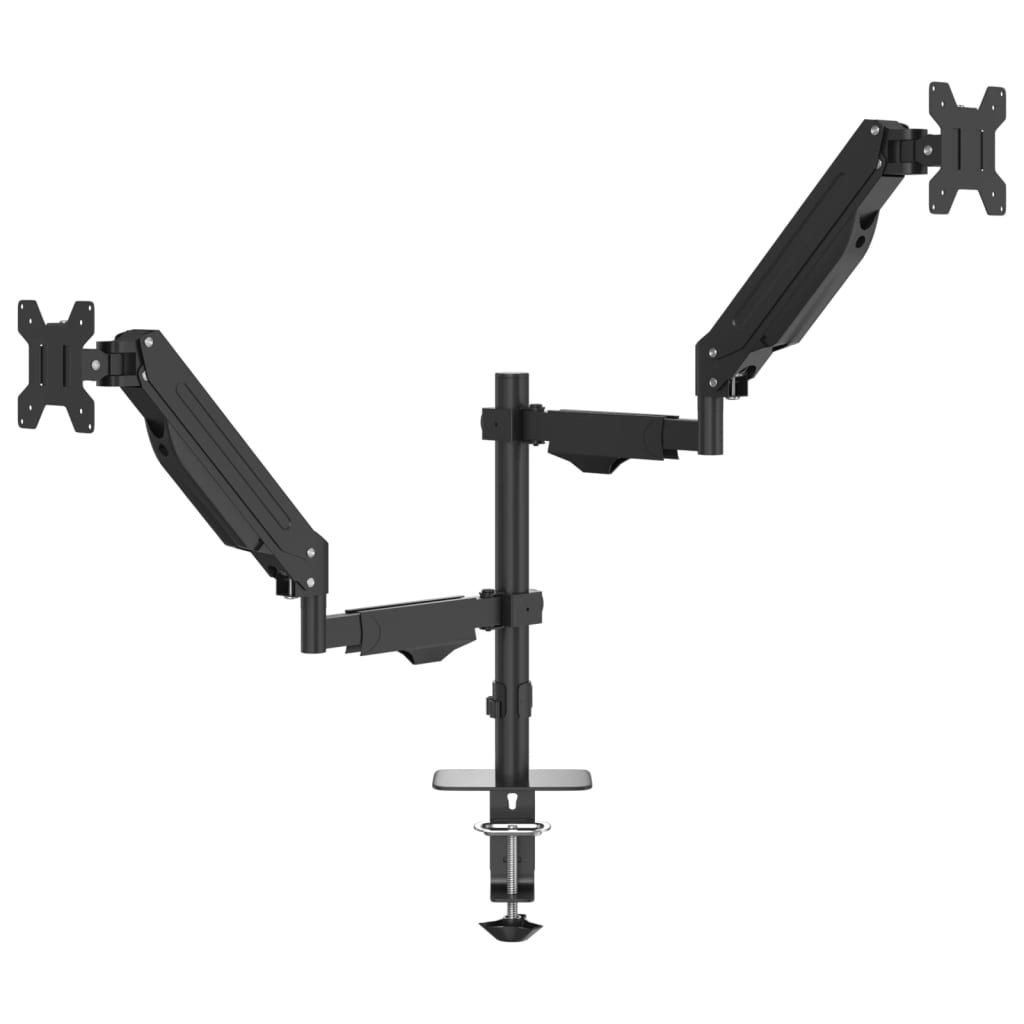 dobbelt skærmholder maks. 27" skærm gasfjeder 20 kg