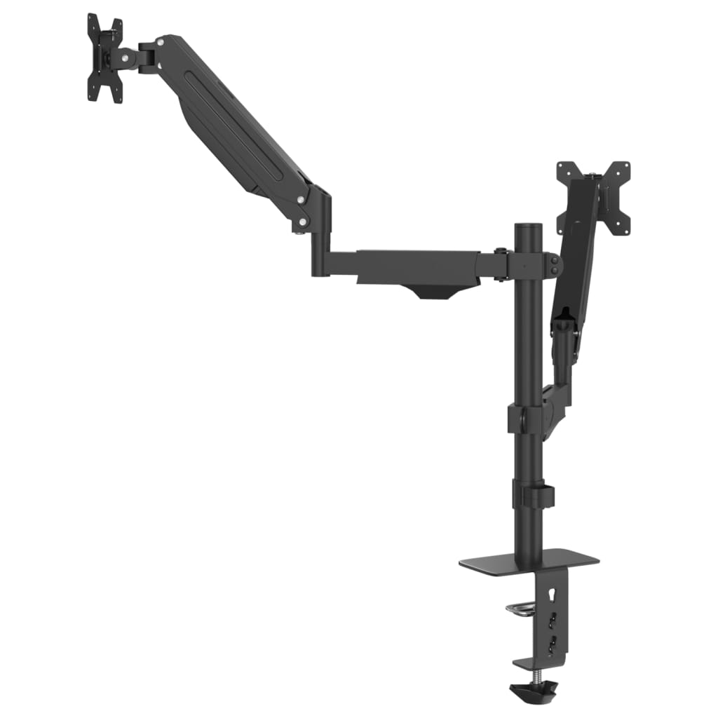 dobbelt skærmholder maks. 27" skærm gasfjeder 20 kg