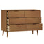 sengebord MOLDE 113x40x80 cm massivt fyrretræ brun