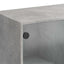 skænk 102x37x75,5 cm konstrueret træ betongrå